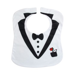 Carra Gentleman White бебешки лигавник